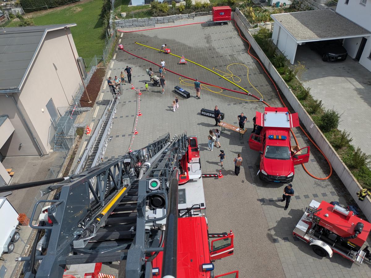 Feuerwehr bei der MZH